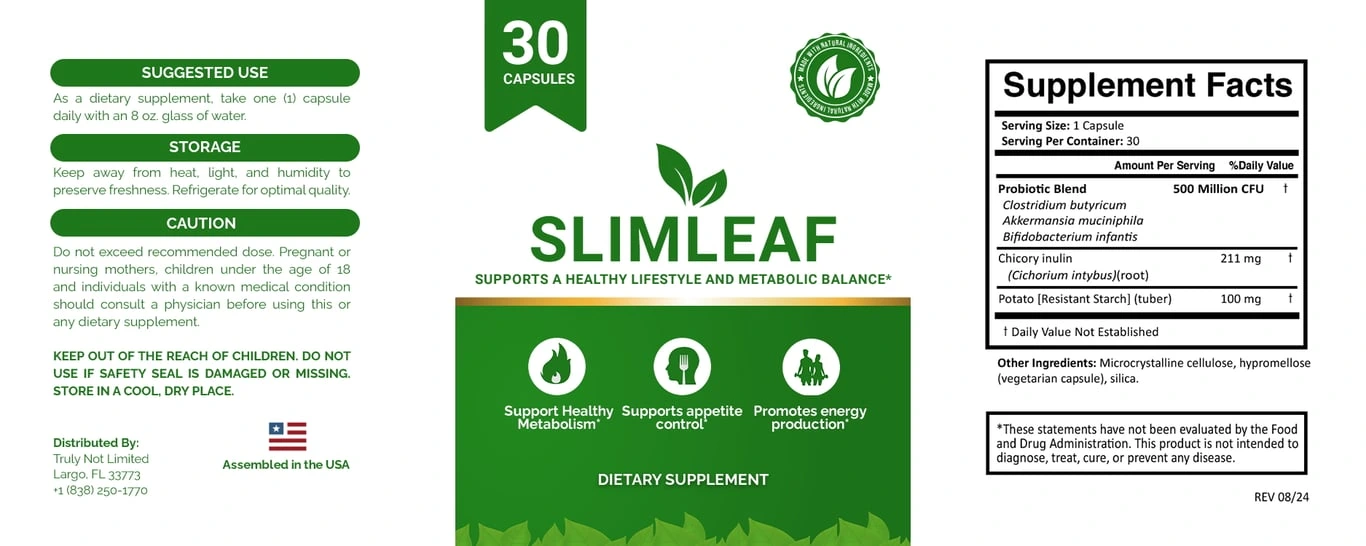 Slimleaf supplement